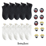Black & White Smiling Socks® 10-Pack