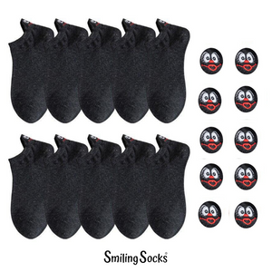 Classic Black Smiling Socks® 10-Pack